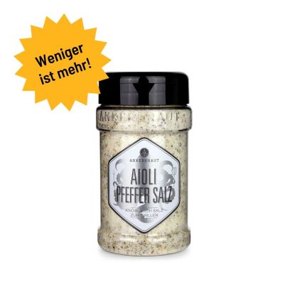Ankerkraut Aioli-Pfeffer Salz, 310 g Streuer